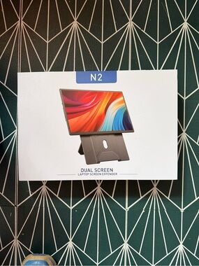 Dual Screen Laptop Extender Stand - Black